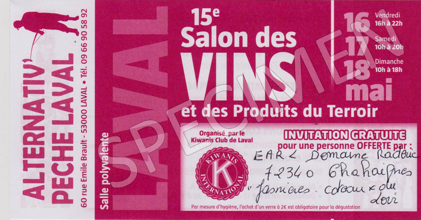 15ème salon vins et produits du terroir 2014